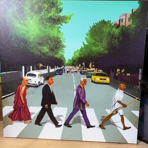 26”x 26” Colorful Street Art Canvas